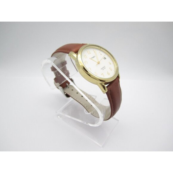 Women Timex Quartz WR Analog 35mm Round Watch (H971) "New Battery" - Picture 5 of 10
